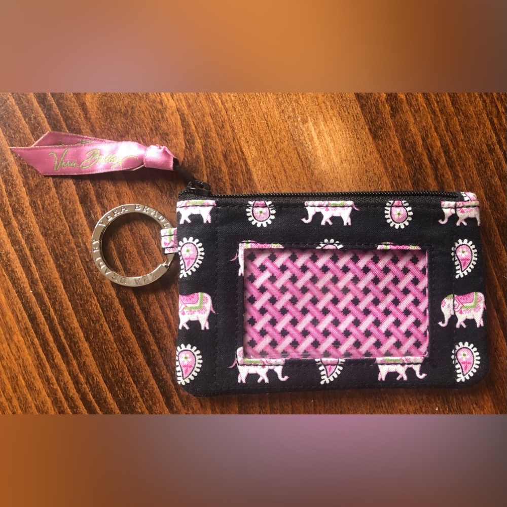 Vera Bradley Zip ID Coin Case